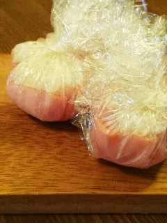 簡単朝ごはん!ごま油香る・ハムおにぎり☆-レシピのメイン写真