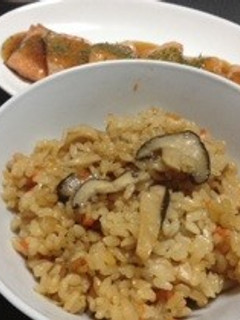 きのこの炊き込みご飯♡-レシピのメイン写真