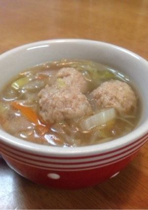 具だくさん♡肉団子のスープ-レシピのメイン写真