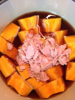 南瓜とツナの煮物-レシピのメイン写真