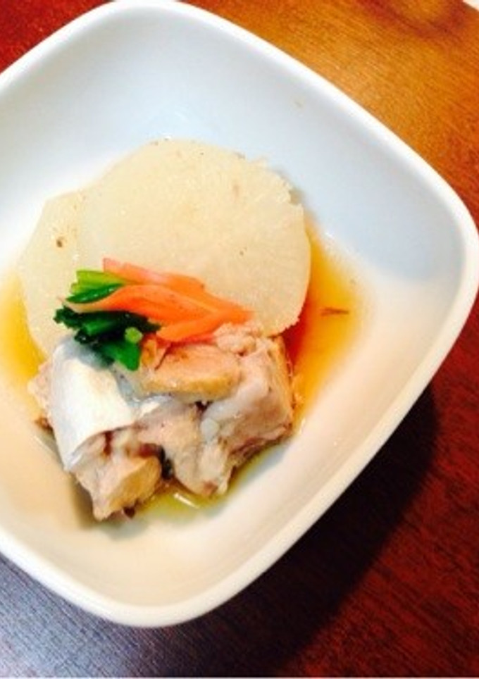 大根のさば缶煮やってみて♡簡単-レシピのメイン写真