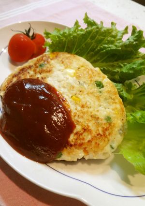 洋風☆豆腐ハンバーグ-レシピのメイン写真