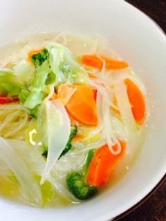 ☆ミルクスープでにゅうめん☆-レシピのメイン写真
