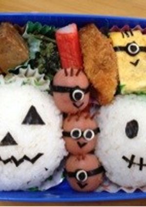 キャラ弁ハロウィン風-レシピのメイン写真