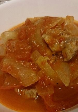 ごろごろポークのトマト煮-レシピのメイン写真
