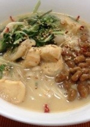 調理時間10分！余った素麺で豆乳の煮麺-レシピのメイン写真