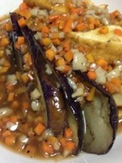 茄子と厚揚げの根菜あんかけ-レシピのメイン写真
