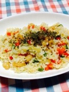 混ぜ込み海老ピラフ-レシピのメイン写真