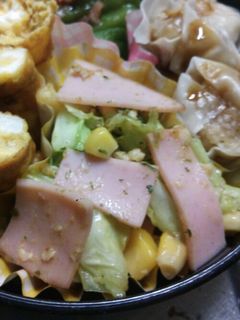 お弁当に☆キャベツハムコーンのカレー炒め-レシピのメイン写真