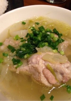 寒い季節に★鳥ネギスープ-レシピのメイン写真