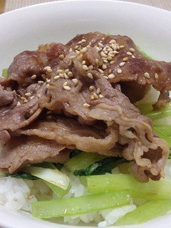 牛ポン丼-レシピのメイン写真