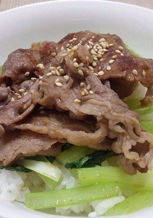 牛ポン丼-レシピのメイン写真