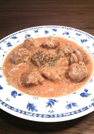 肉だんごのスパイシートマトクリーム煮-レシピのメイン写真