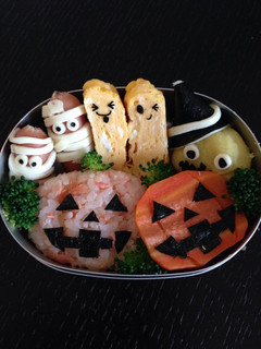 ハロウィン キャラ弁-レシピのメイン写真
