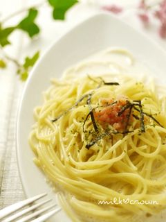 和風たらこスープ♡スパゲッティー-レシピのメイン写真