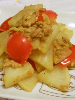 大根とツナのカレー炒め-レシピのメイン写真