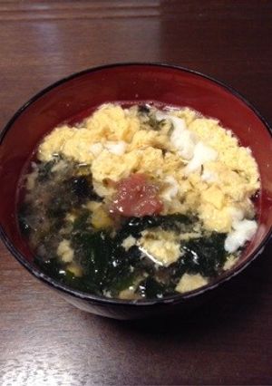 三色丼⁉︎の梅スープ(*>ω<*)♡-レシピのメイン写真