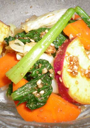 色々野菜のごま和え-レシピのメイン写真