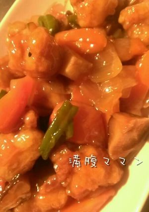 フライパン1つで簡単 コッテリ絶品酢鶏-レシピのメイン写真