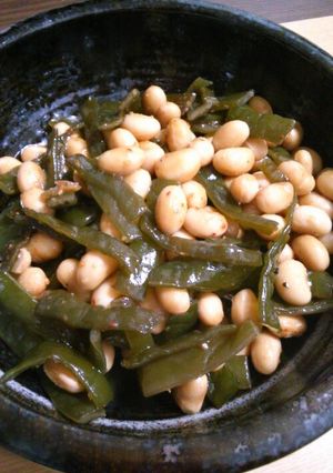 大豆と茎わかめのピリ辛炒り煮-レシピのメイン写真