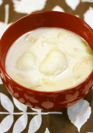 かぶとユリ根とホタテのスープ-レシピのメイン写真