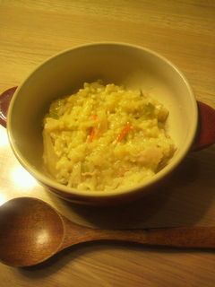 残り野菜とショウガのぽかぽかおかゆ-レシピのメイン写真