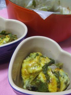 ノンオイル♪お鍋でレタスのチーズカレー蒸-レシピのメイン写真