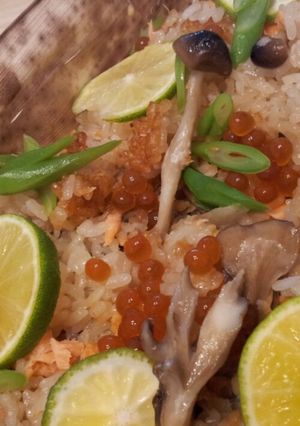 秋の食材たっぷり炊き込み-レシピのメイン写真