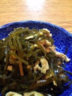 簡単切昆布と油揚げのさっと煮-レシピのメイン写真