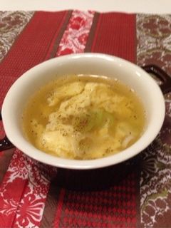 鶏皮で出汁をとる☆卵スープ-レシピのメイン写真