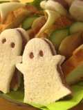 ハロウィン☆紫芋のオバケサンド
