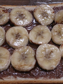 朝から幸せ♡チョコバナナトースト♪-レシピのメイン写真