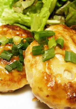 れんこん❂照り焼き豆腐ハンバーグ-レシピのメイン写真