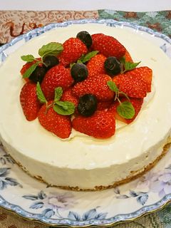 2層のチーズケーキ-レシピのメイン写真