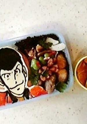 ルパン三世♪♪のキャラ弁（≧∇≦）-レシピのメイン写真