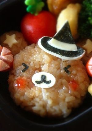 ☆キャラ弁　ハロウィン　くま☆-レシピのメイン写真