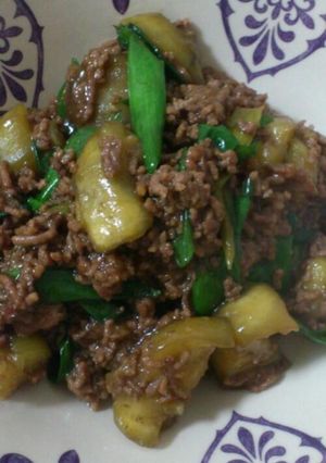 挽き肉と茄子の煮込み-レシピのメイン写真