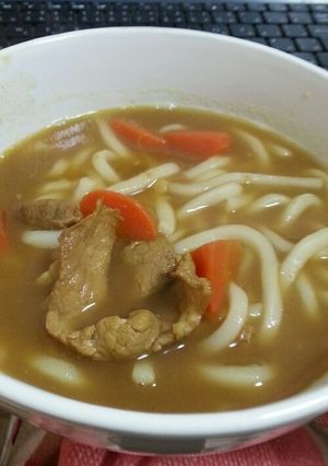 めっちゃ簡単☆残り物カレーでカレーうどん-レシピのメイン写真