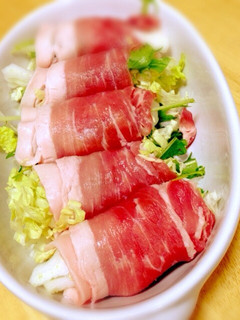 簡単!節約!レンジでチン☆白菜の豚肉巻き-レシピのメイン写真