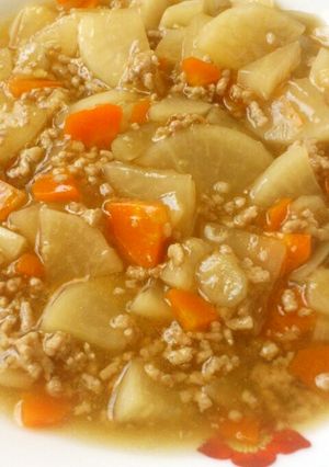 簡単♪大根とひき肉の生姜あん煮-レシピのメイン写真