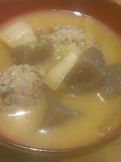 鰯団子の味噌汁-レシピのメイン写真