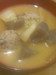 鰯団子の味噌汁-レシピのメイン写真
