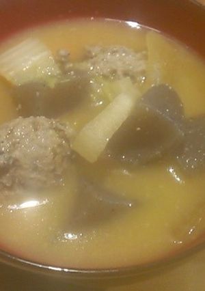 鰯団子の味噌汁-レシピのメイン写真
