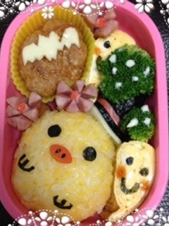 キイロイトリのハロウィン弁当-レシピのメイン写真