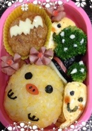 キイロイトリのハロウィン弁当-レシピのメイン写真