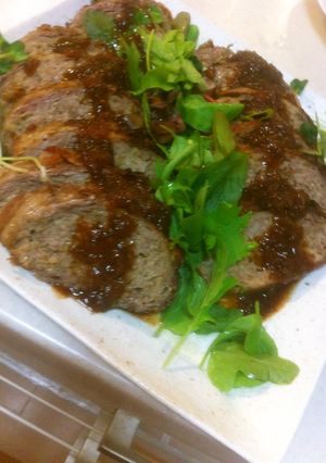 牛薄切り肉を巻いて☆ミートローフ-レシピのメイン写真