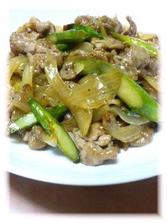 激うま★豚肉とアスパラのオイスター炒め-レシピのメイン写真