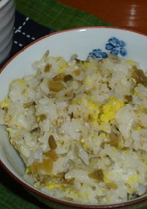 ザーサイとちりめんの酒肴飯-レシピのメイン写真