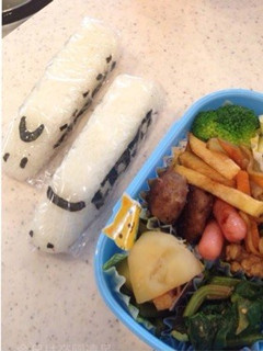 新幹線おにぎり-レシピのメイン写真