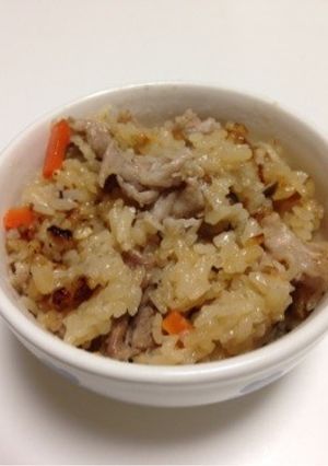 豚肉入り☆炊き込みご飯-レシピのメイン写真